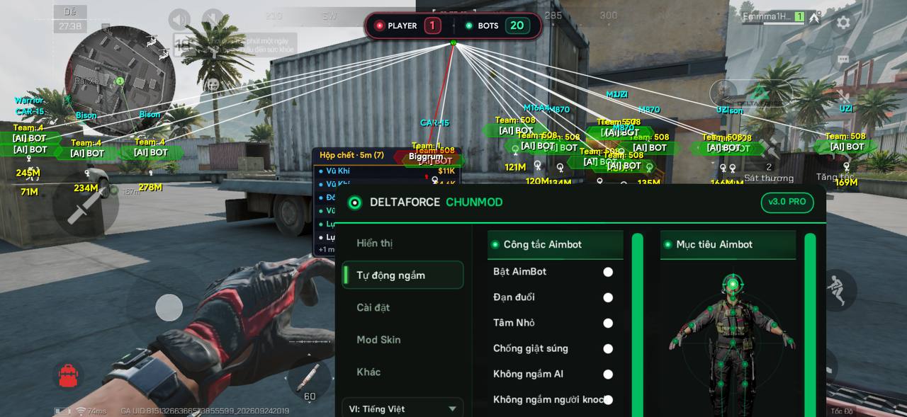 [IOS] Bản DeltaForce CHUNMOD